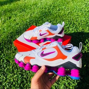 NIKE Shox TL Nova violet white blue and black USED